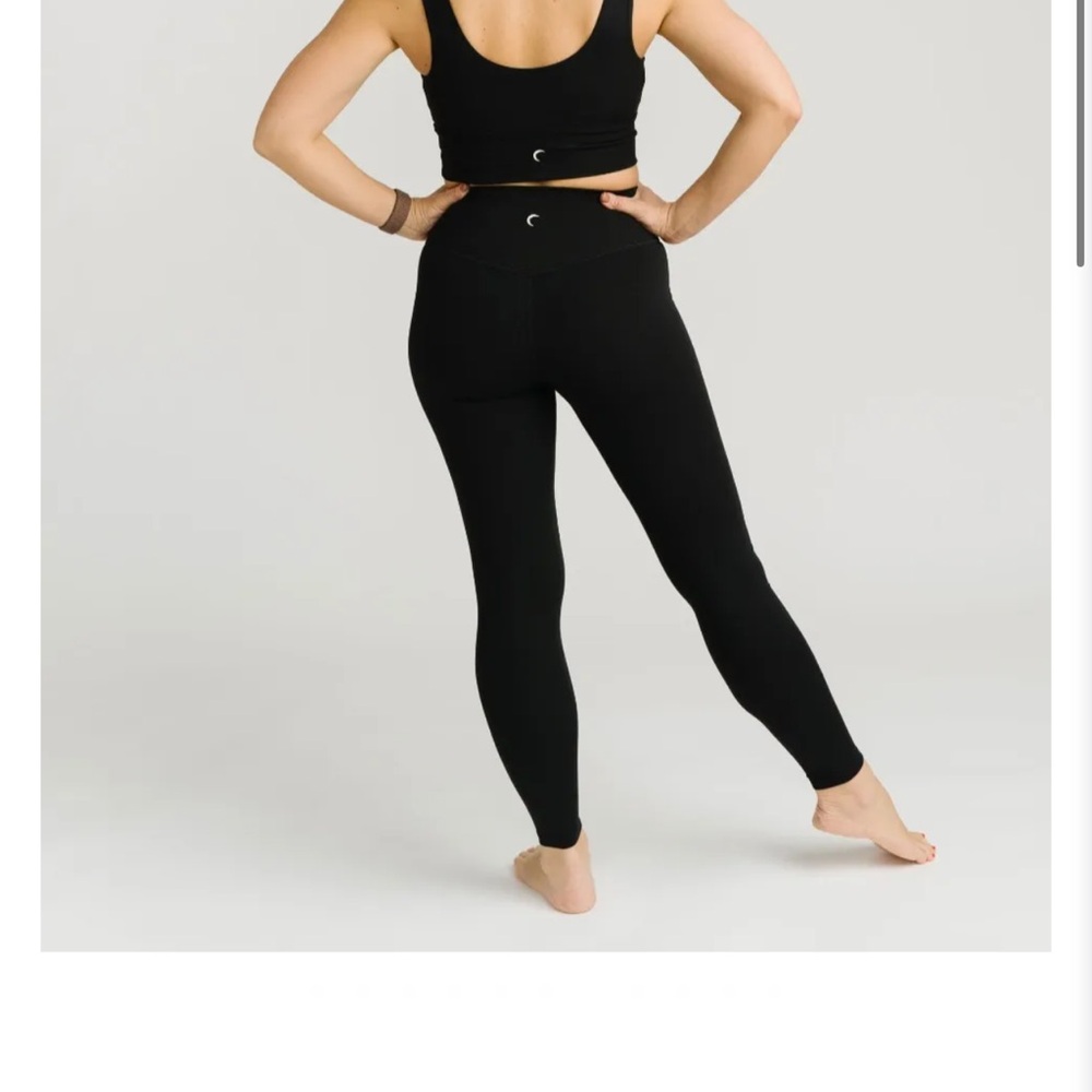 ZYIA Black High-Waisted Leggings